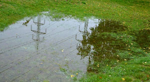 Flooded Yard Drainage Installation in Queen Creek